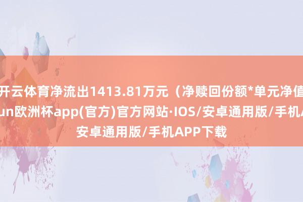 开云体育净流出1413.81万元（净赎回份额*单元净值）-kaiyun欧洲杯app(官方)官方网站·IOS/安卓通用版/手机APP下载