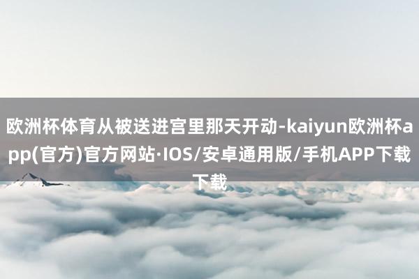 欧洲杯体育从被送进宫里那天开动-kaiyun欧洲杯app(官方)官方网站·IOS/安卓通用版/手机APP下载